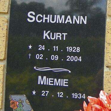 SCHUMANN Kurt 1928-2004 &amp; Miemie 1934-