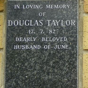 TAYLOR Douglas -1982