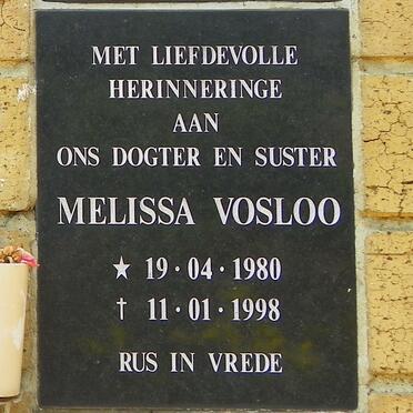 VOSLOO Melissa 1980-1998