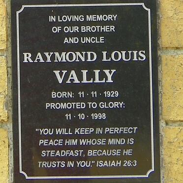 VALLY Raymond Louis 1929-1998