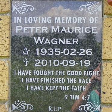 WAGNER Peter Maurice 1935-2010