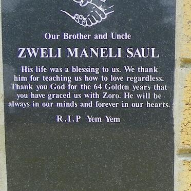 ZWELI Maneli Saul