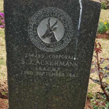 ACKERMANN S.J. -1943