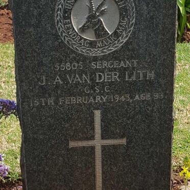 LITH J.A., van der -1943