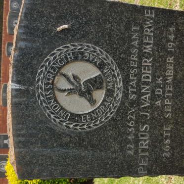 MERWE Petrus J., van der -1944