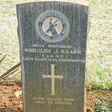 RAATH Rudolph J. -1945
