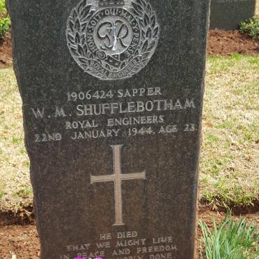 SHUFFLEBOTHAM W.M. -1944