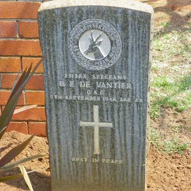 VANTIER B.E., de -1946