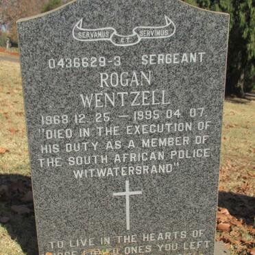 WENTZELL Rogan 1968-1995