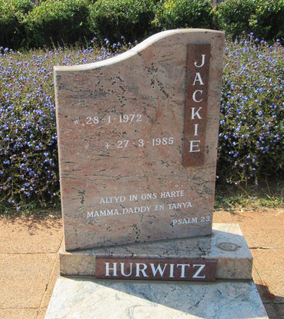 HURWITZ Jackie 1972-1985