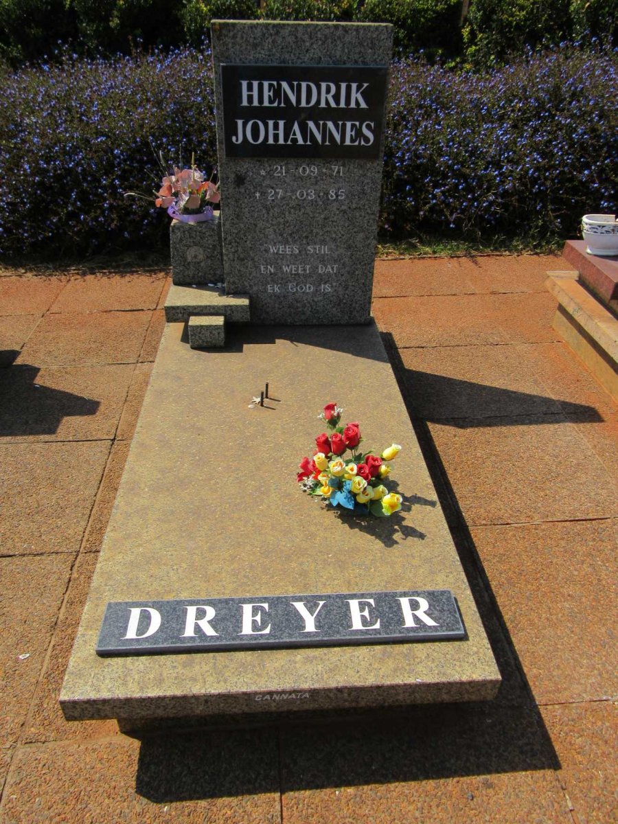 DREYER Hendrik Johannes 1971-1985