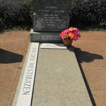 WESTHUIZEN Petrus Coenrad, van der 1971-1985