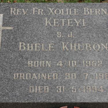 KETEYI Xolile Bernard 1952-1994