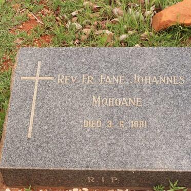 MOHOANE Fane Johannes -1981