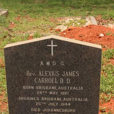 CARROLL Alexius James 1921-1990