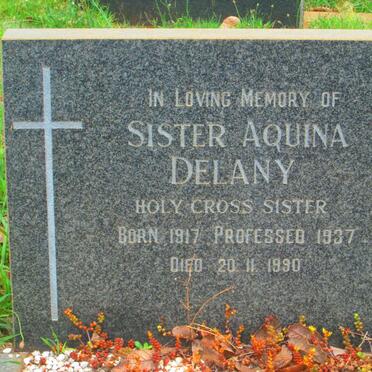 DELANY Aquina 1917-1990