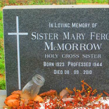 MCMORROW Mary Fergus 1923-2010
