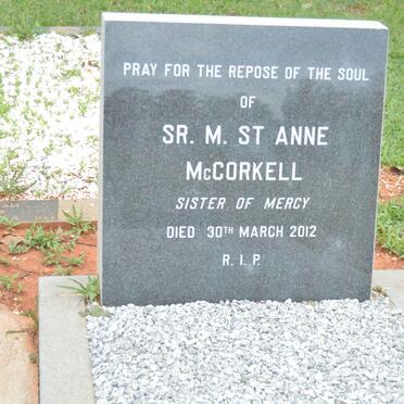 MCCORKELL M. St Anne -2012