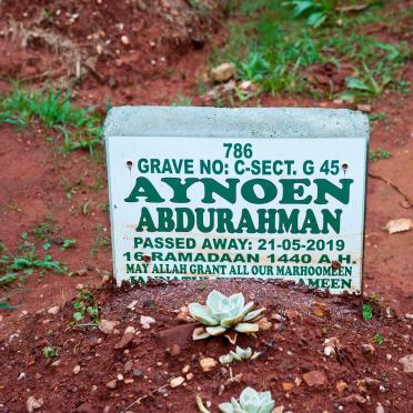 ABDURAHMAN Aynoen -2019