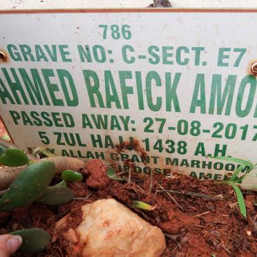 AMOD Ahmed Rafick -2017