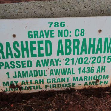 ABRAHAM Rasheed -2015