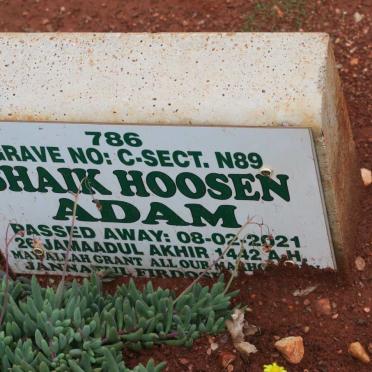 ADAM Shaik Hoosen -2021