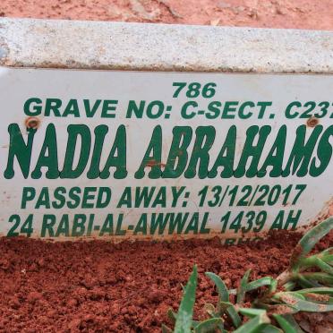 ABRAHAMS Nadia -2017