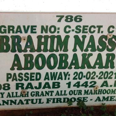 ABOOBAKAR Ebrahim Nassur -2021
