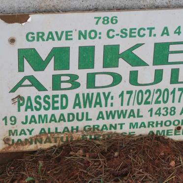 ABDUL Mike -2017