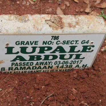 ABDUL Lupale -2017