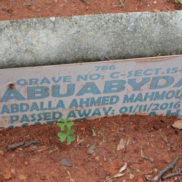 ABUABYDA Abdalla Ahmed Mahmoud -2016