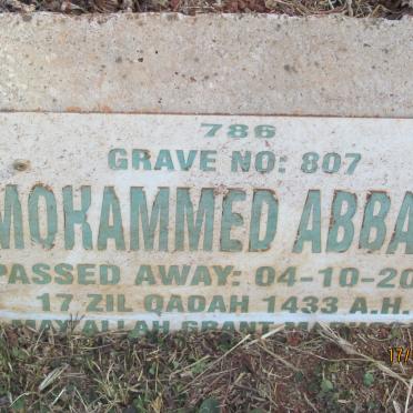 ABBASS Mohammed -2012