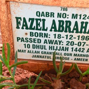 ABRAHAMS Fazel 1966-2021