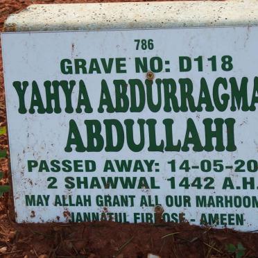 ABDULLAHI Yahya Abdurragman -2021