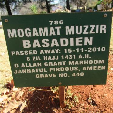BASADIEN Mogamat Muzzir -2010