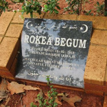 BEGUM Rokea -2018