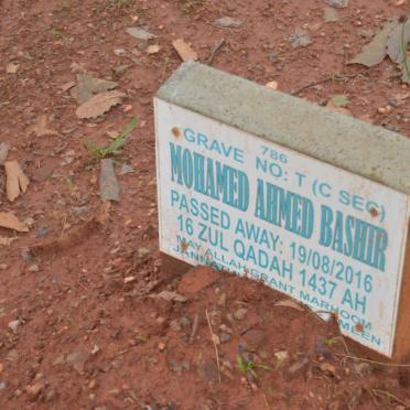 BASHIR Mohamed Ahmed -2016