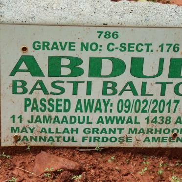 BALTO Abdul Basti -2017