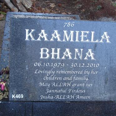 BHANA Kaamiela 1979-2010