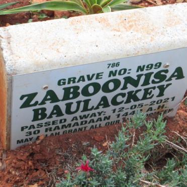 BAULACKEY Zaboonisa -2021