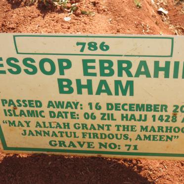 BHAM Essop Ebrahim -2007
