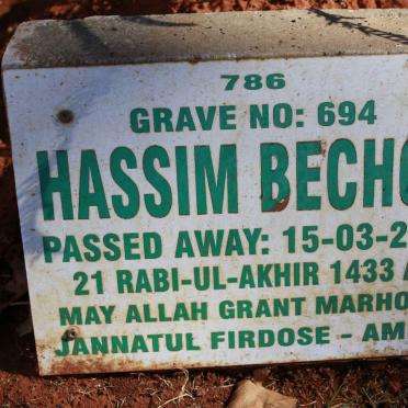 BECHOR Hassim -2012