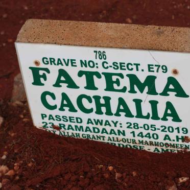 CACHALIA Fatema -2019