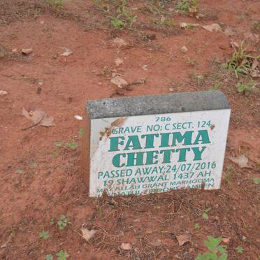 CHETTY Fatima -2016