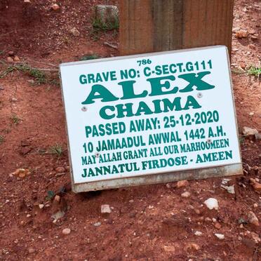 CHAIMA Alex -2020