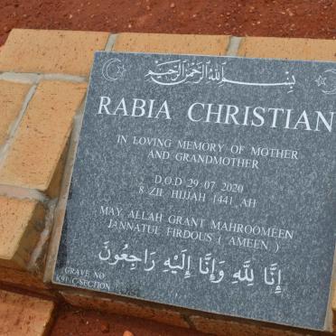 CHRISTIAN Rabia -2020