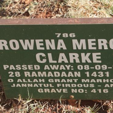 CLARKE Rowena Mercia -2010