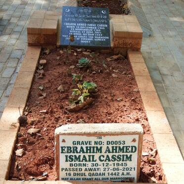 CASSIM Ebrahim Ahmed Ismail 1945-2021
