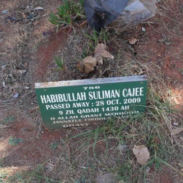 CAJEE Habibullah Suliman -2009