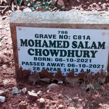 CHOWDHURY Mohamed Salam -2021